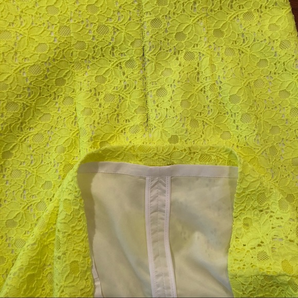 Marc New York highlighter faux leather lace dress - Picture 6 of 8